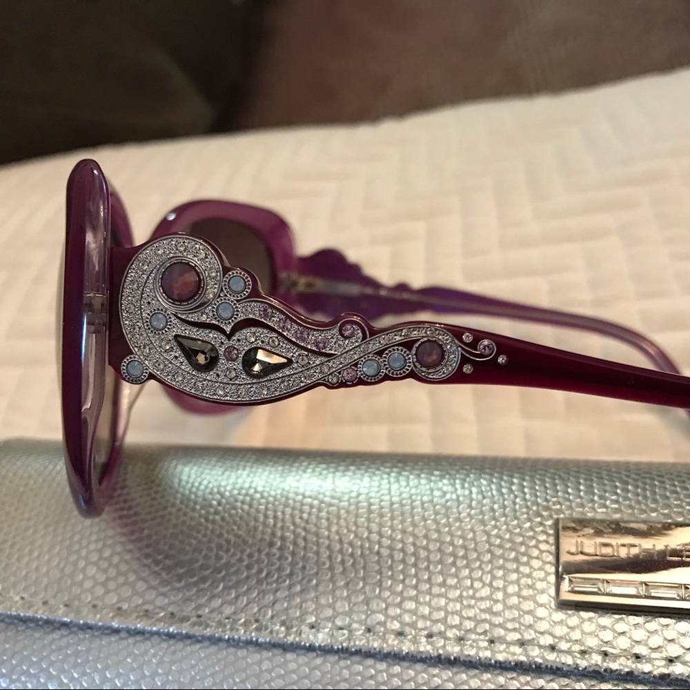Judith Leiber jeweled sunglasses
